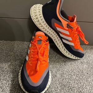 NEW Men's Adidas 4DFWD 2 Orange Gray Running (GY8421) Size 8 And 9.5 Women